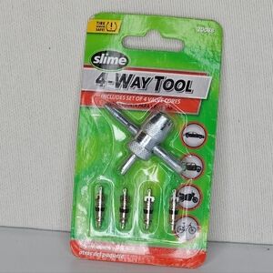 Slime Silver 4-Way Valve Tool